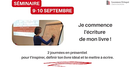 Imagen principal de Séminaire "Je démarre l'écriture de mon livre !"