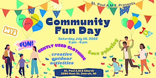 St. Paul AME Church Community Fun Day