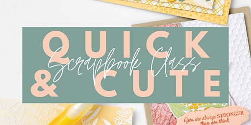 September Quick & Cute Scrapbook Class