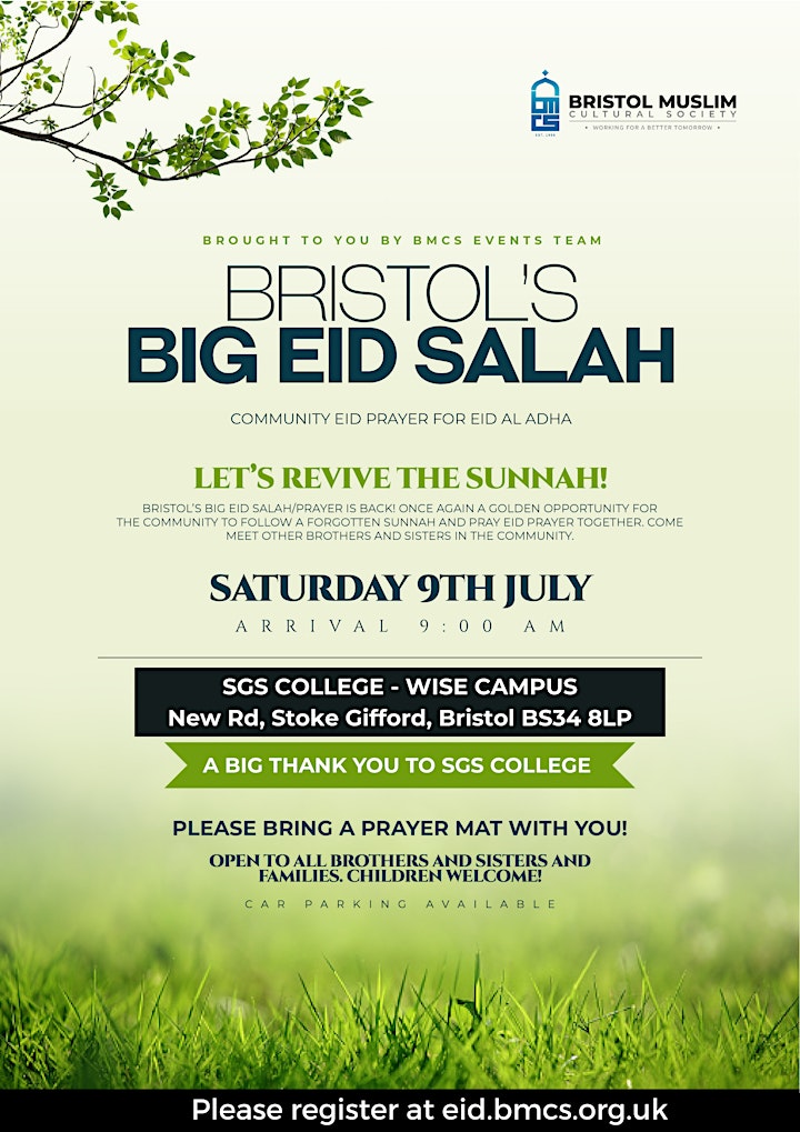 Bristol's Big Eid Salah 2022 image