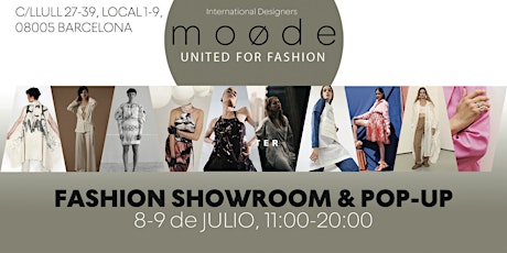 FASHION SHOWROOM & POP-UP // 8-9 JULIO primary image