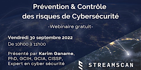 Image principale de Prévention & Contrôle des risques de Cybersécurité