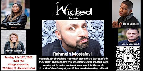 Wicked Comedy presents Rahmein Mostafavi tickets