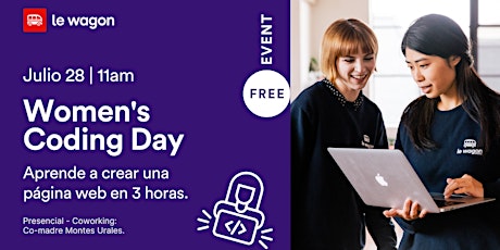 Women Coding Day: Aprende a crear una página web desde cero (Presencial) entradas