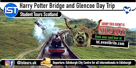 Harry Potter Bridge and Glencoe  Day Trip Sat 16 July tickets