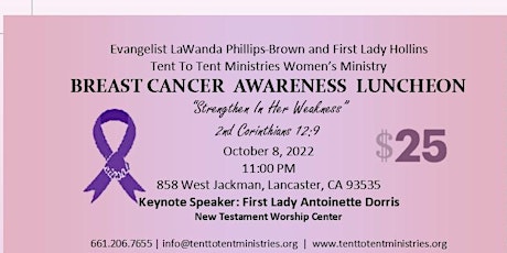 2nd Annual Breast Cancer Awareness Luncheon