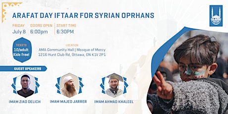 Arafat Day Iftaar for Orphans | Ottawa tickets