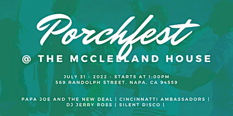 PORCHFEST @ The McClelland House tickets