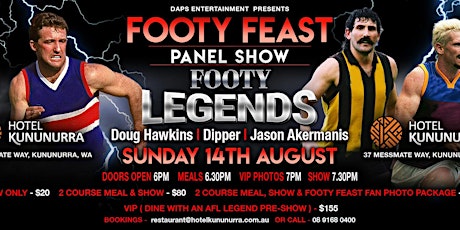 The Footy Feast Panel Show tickets