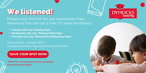 Free Opportunity Class Exam Workshops