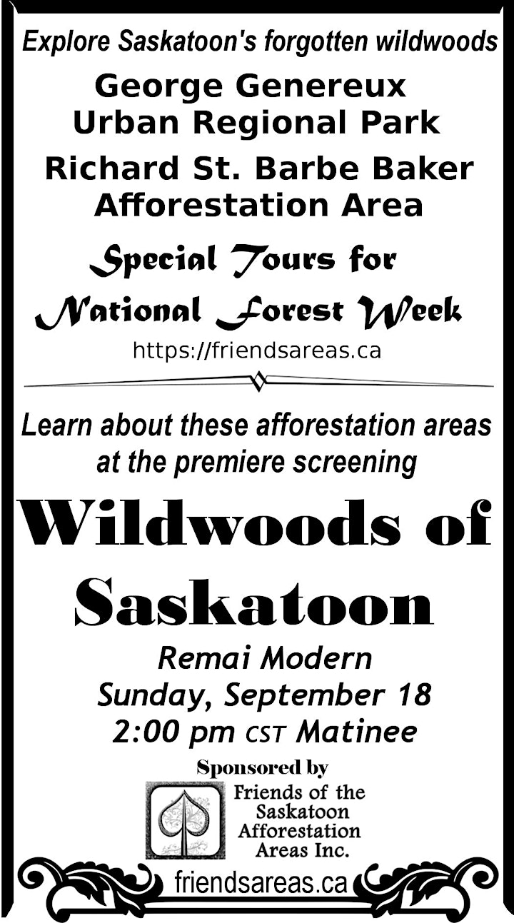WildWoods Of Saskatoon A Heritage Film image