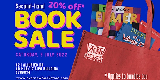 Evernew Second-hand Books Sale (9 July 2022, Saturday)
