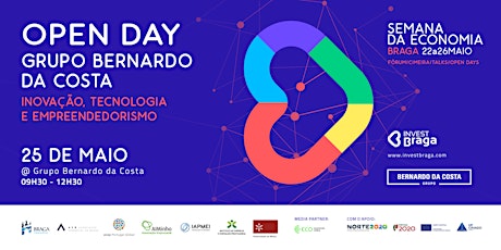 Open Day Grupo Bernardo da Costa: Inovação, Tecnologia e Empreendedorismo primary image