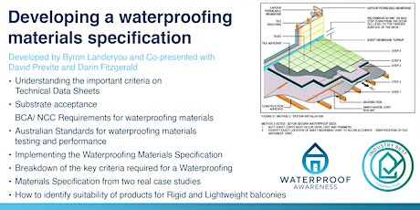 Developing a Waterproofing Materials Specification