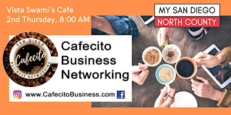 Cafecito Networking  Vista - 2nd Thursday September