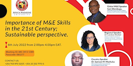 The Importance of Monitoring and Evaluation Skills in 21st Century, Sustain tickets