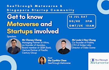 Get to know Metaverse and Startups involved - Joint event tickets