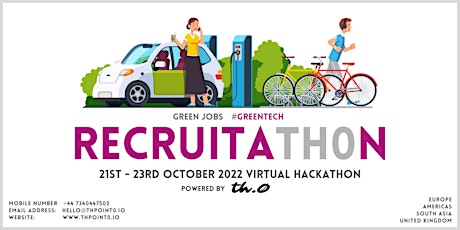 RecruitaTH0n (Green Jobs) Virtual & Hybrid Hackathon 2022