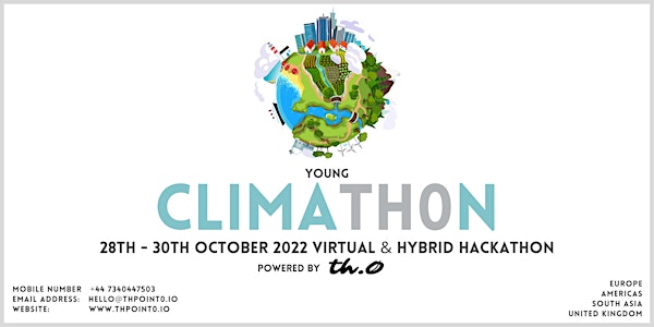 Young Climathon Virtual & Hybrid Hackathon 2022