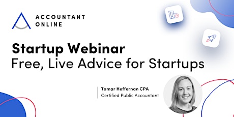 Startup Webinar: Free, Live Advice for Startups tickets