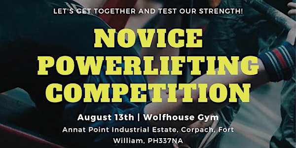 Wolfhouse Gym Novice Powerlifting Competition