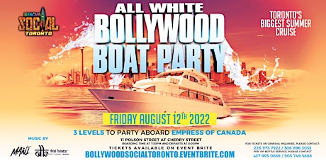 All White Bollywood Boat Cruise Party tickets