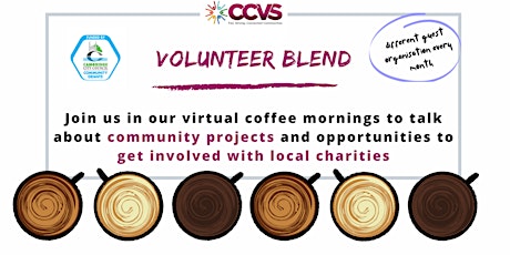 VOLUNTEER BLEND: virtual coffee morning to talk about volunteering tickets