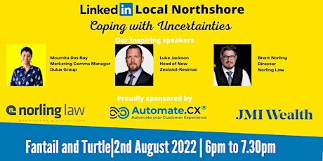 Linkedinlocal Northshore -Coping with Uncertainties primary image