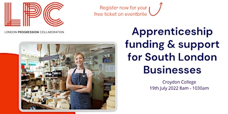 Apprenticeship funding and support for Croydon and South London Businesses tickets