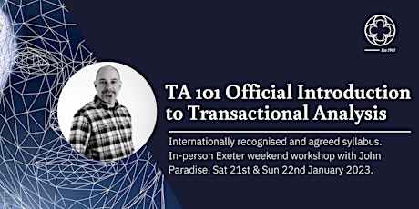 TA 101 Official Introduction to Transactional Analysis in Exeter