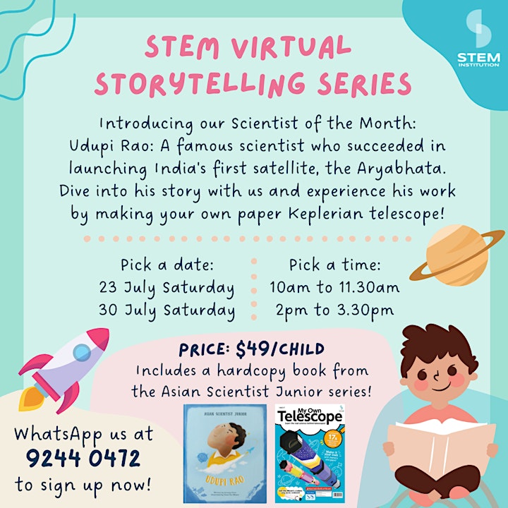 STEM Virtual  Storytelling Series image