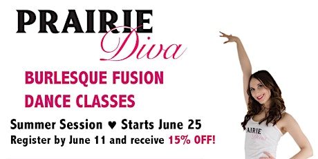 Burlesque Fusion Dance Classes: Summer Session primary image