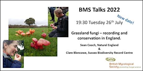 Grassland fungi - recording and conservation in England tickets
