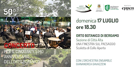 Concerto per il cinquantesimo anno dell'Orto Botanico biglietti