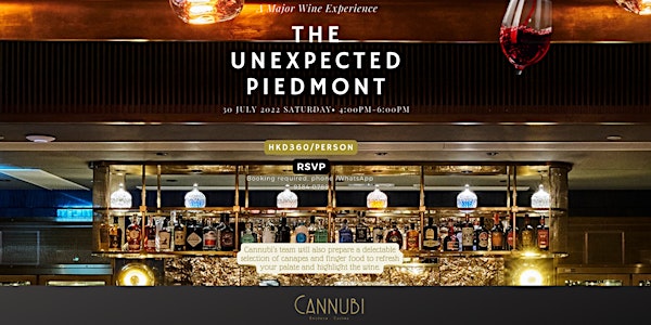 SOLD OUT! A Major Wine Experience: The Unexpected Piedmont