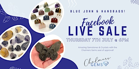 Blue John & Gem Handbags! Facebook Live with Marie tickets