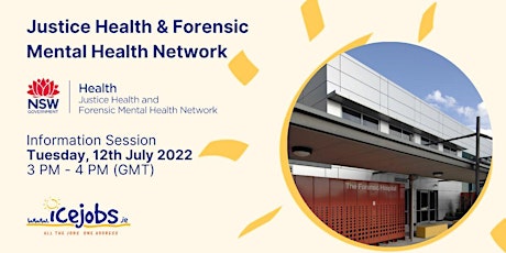 Justice Health & Forensic Mental Health Network - Launch tickets