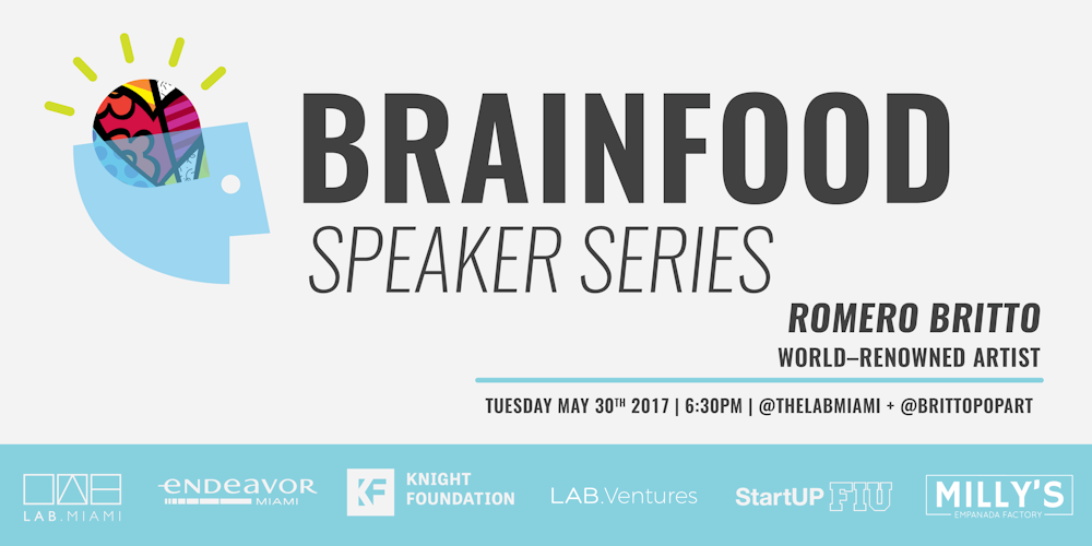 Brainfood Speaker Series Featuring Romero Britto