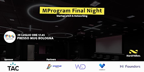 MProgram Final Night - Startup Pitch & Networking biglietti