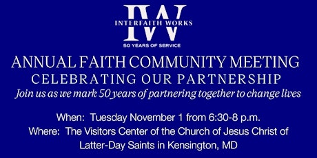 Annual Faith Community Meeting