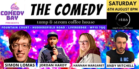 The Comedy @ Tamp & Steam tickets