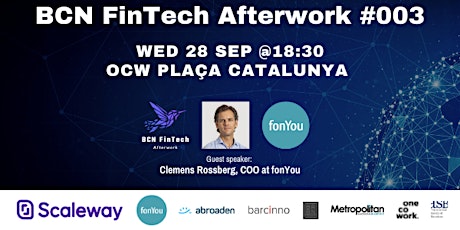 Imagen principal de BCN FinTech Afterwork #003