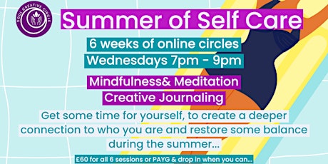 Summer of Self Care - Journal sessions