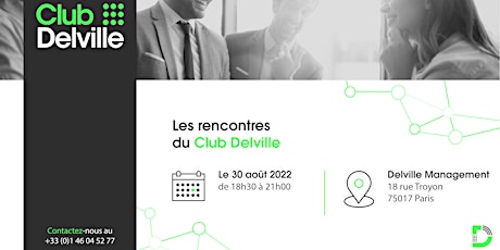 Rencontre Club Delville PARIS  - le  30 août 2022 billets