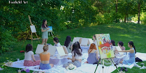 Painting with Funfield Art in Chelsea Piers Hudson River Park