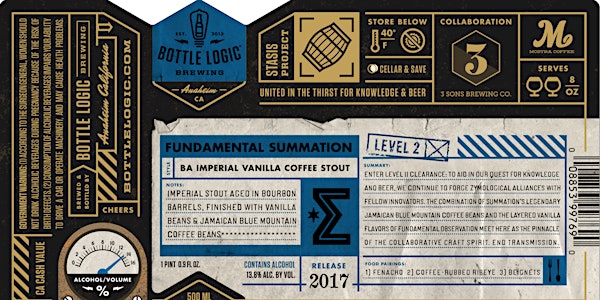 Fundamental Summation 2017: Bottle Release