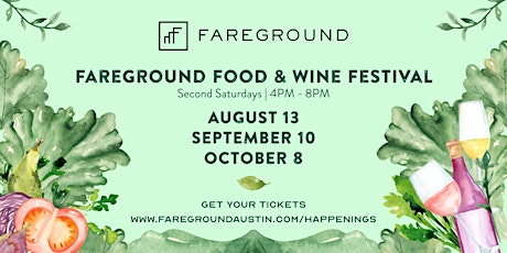 Fareground Food & Wine Festival