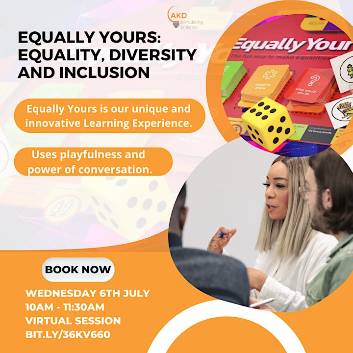 Equally Yours - Diversity, Equality and Inclusion taster Workshop image