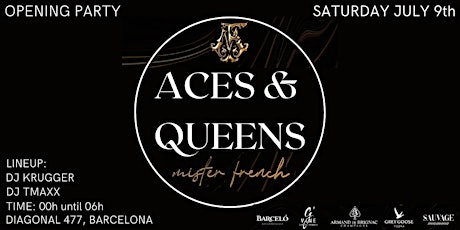 ACES & QUEENS Opening Party at Mr. FRENCH entradas