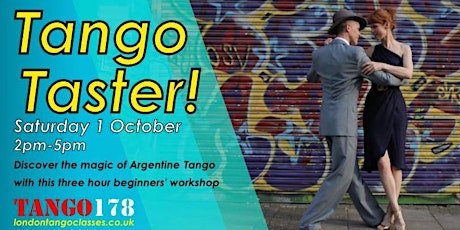 Tango Taster! - A three hour workshop for beginners tickets